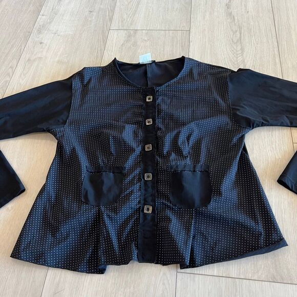 Women black top size 38 - Picture 2 of 8